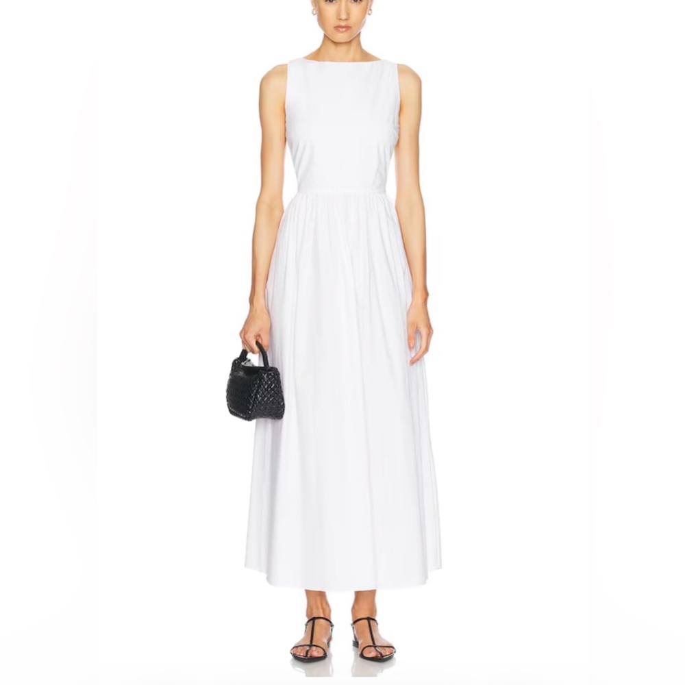NWT Matteau tie back midi dress, size 4